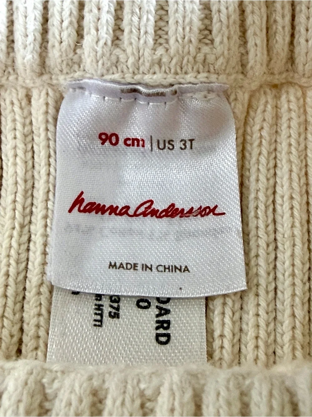 Hanna Andersson Ribbed Knit Leggings
